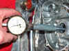 The only way to correctly check bearing clearences is with a good dial-bore-gauge