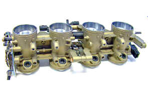 A set of modified, coated, fuel injection throttle bodies 65.JPG (126224 bytes)
