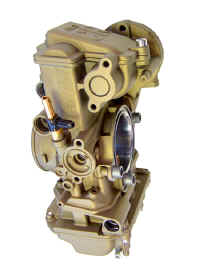 a reworked FCR MX carb with our heat treat barrier.JPG (103435 bytes)